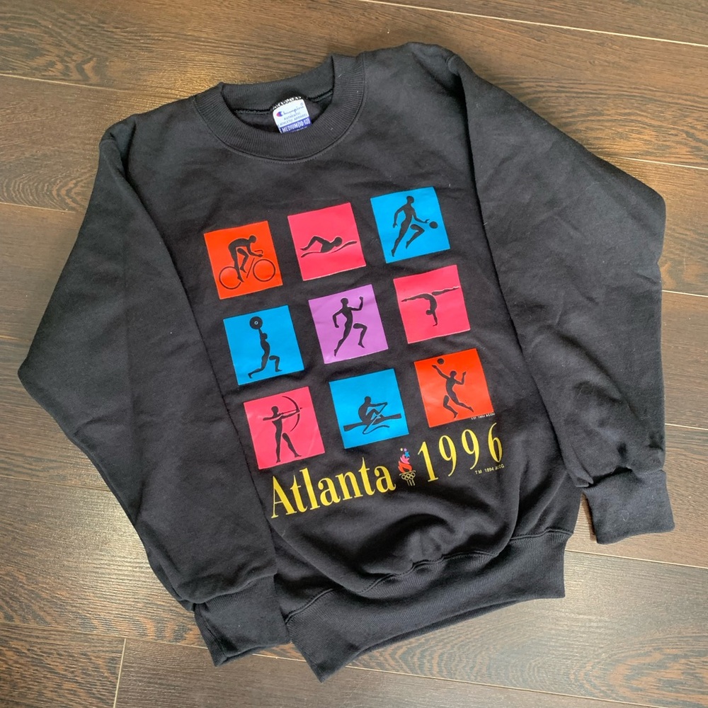Vintage 1996 Kid’s Atlanta Sweater in Black